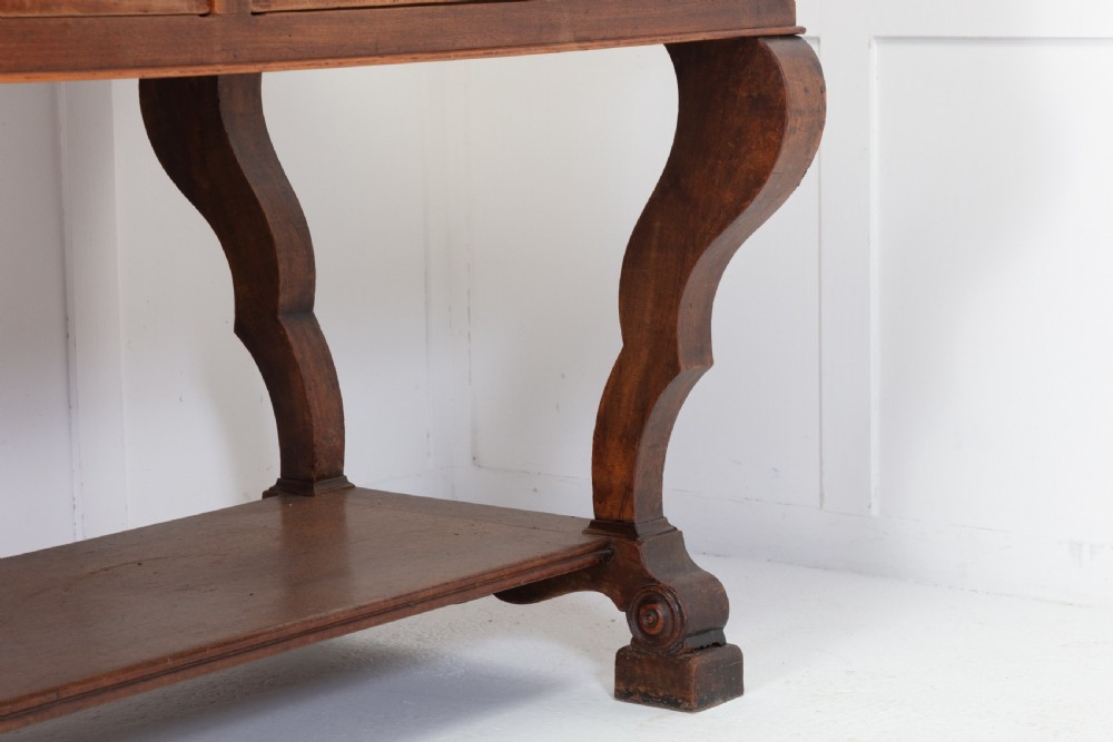Monumental 19th Century French Walnut Drapers Table View IX