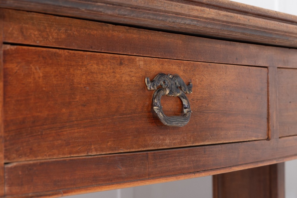 Monumental 19th Century French Walnut Drapers Table View X