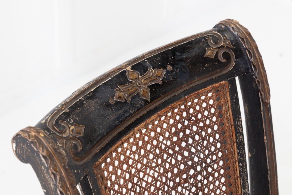 Pair of Regency Painted Side Chairs View III