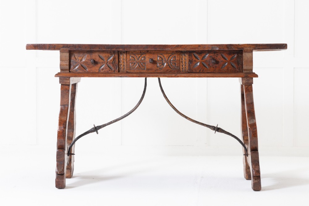 18th Century Spanish Walnut Table
