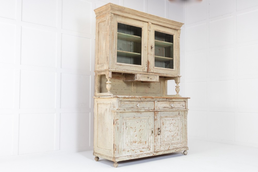 19th Century French Painted Cabinet View II