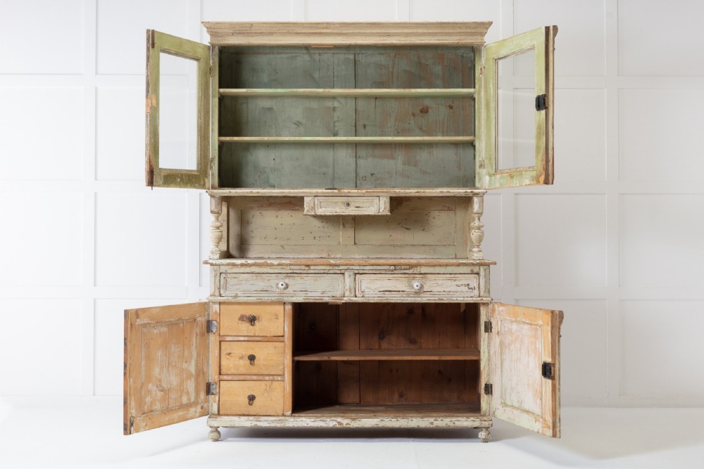19th Century French Painted Cabinet View VI