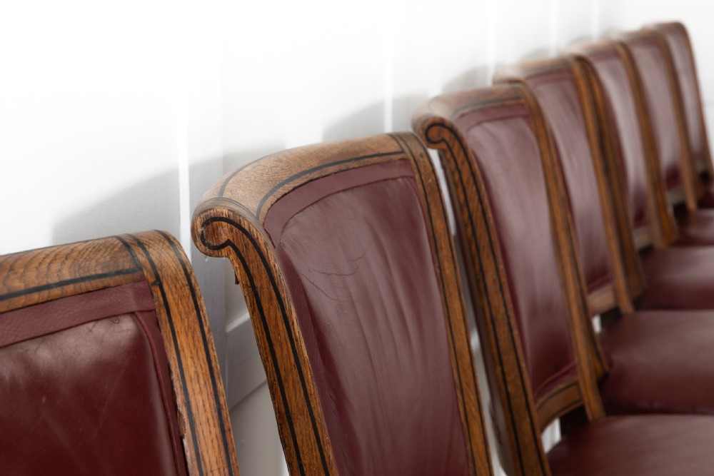 Set of Eight 19th Century English Oak Chairs View IV