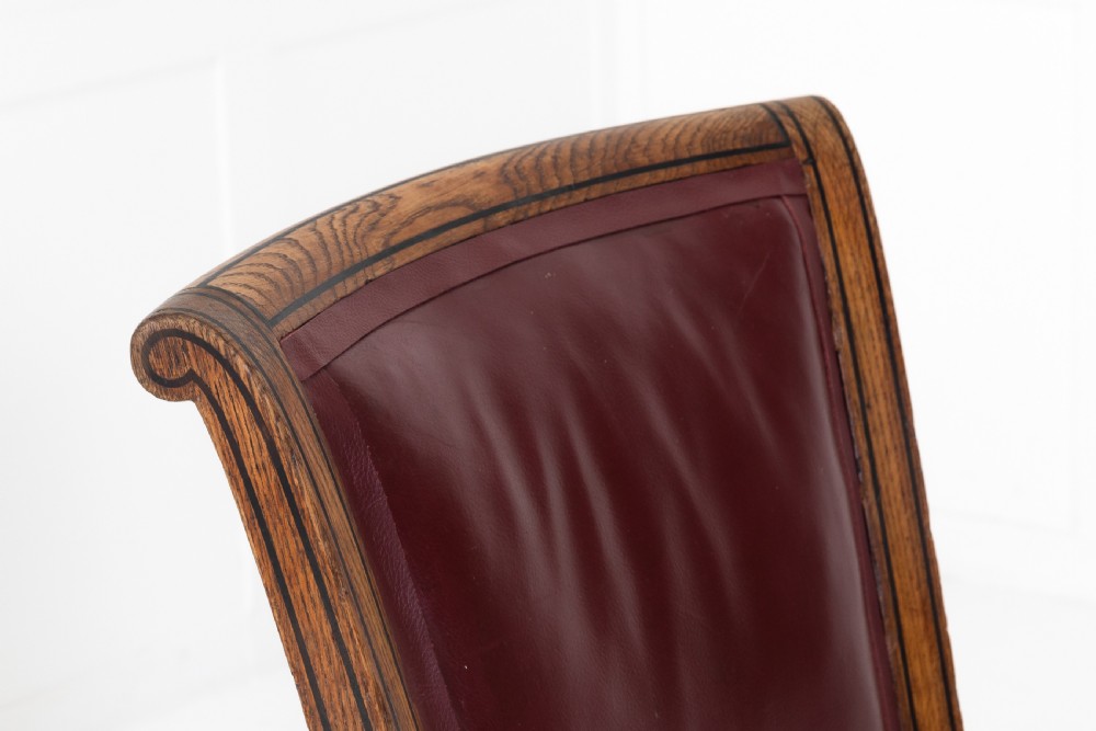 Set of Eight 19th Century English Oak Chairs View VI