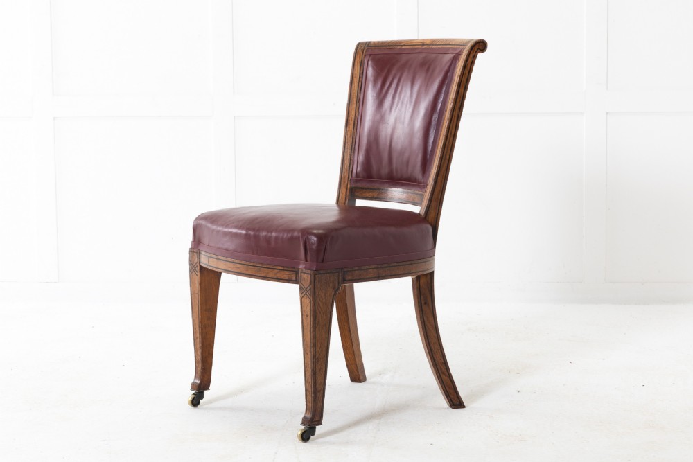 Set of Eight 19th Century English Oak Chairs View VII