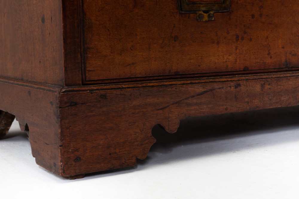 Early 19th Century English Teak Military Campaign Chest View V