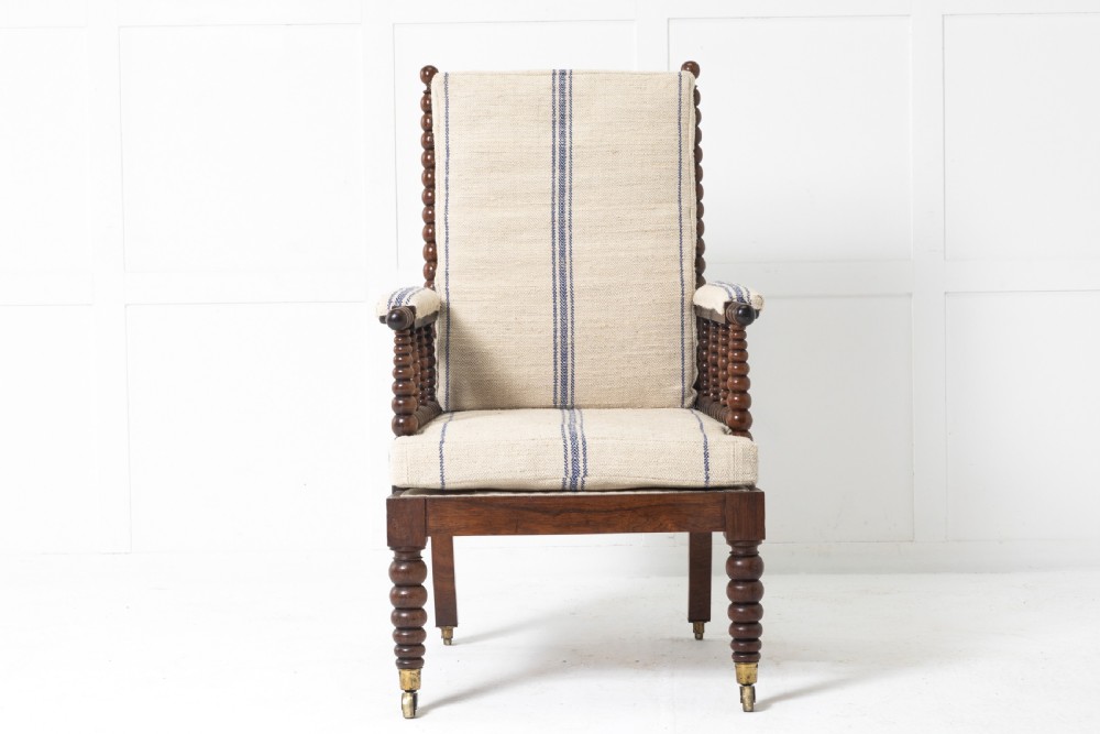 19th Century English Rosewood Bobbin Chair View II