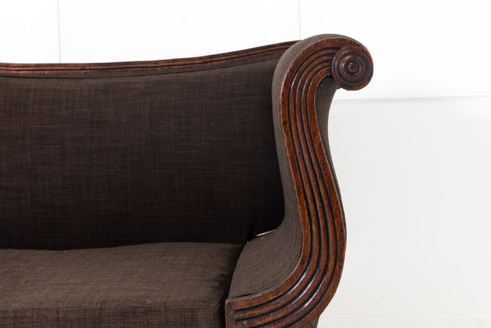 Small 19th Century Scottish Faux Rosewood Sofa View III