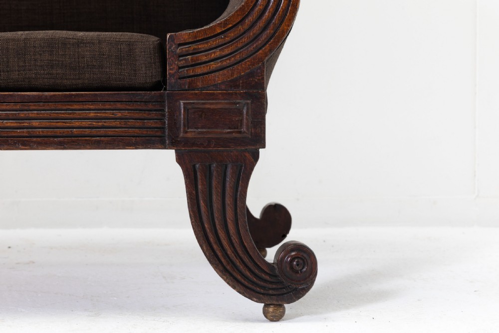Small 19th Century Scottish Faux Rosewood Sofa View V