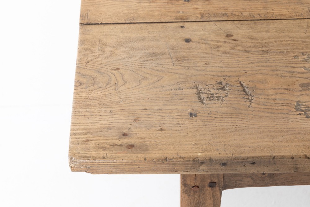 Large 18th Century English Ash Farmhouse Table View II