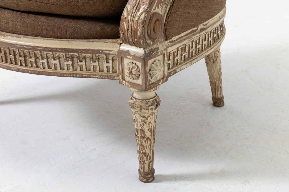 19th Century French Carved Wood Chair View V