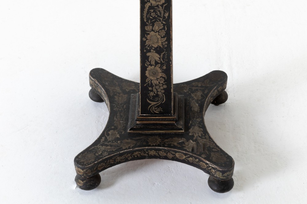 19th Century Regency Penwork Occasional Table View II