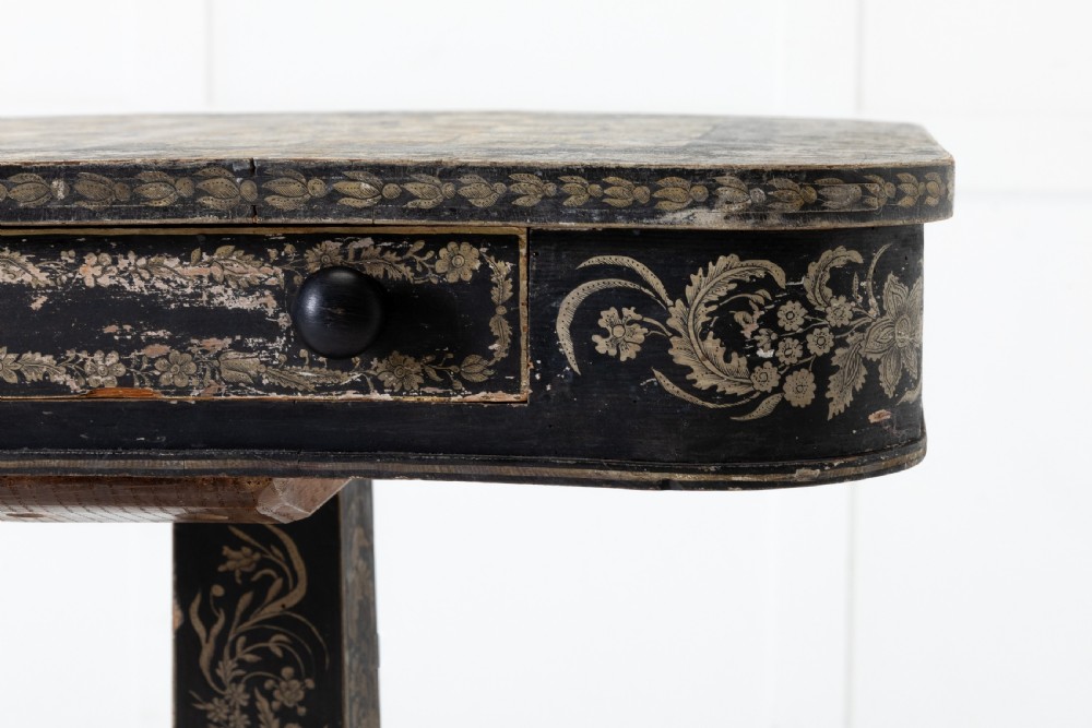 19th Century Regency Penwork Occasional Table View III