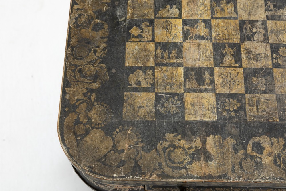 19th Century Regency Penwork Occasional Table View IV