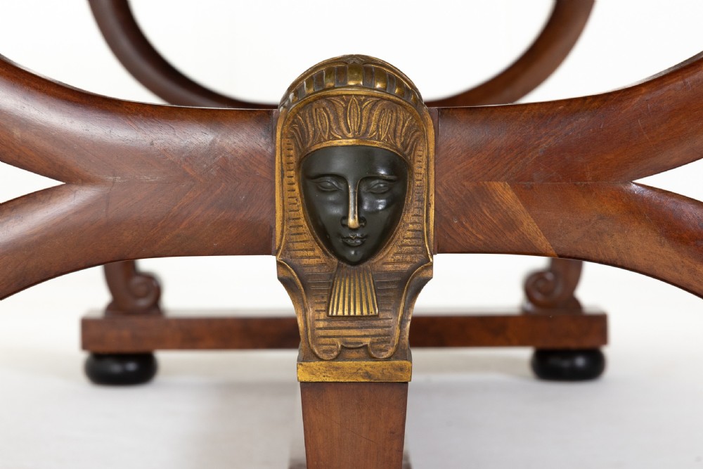 19th Century Walnut and Mahogany Bureau Plat by Mercier Frères View V