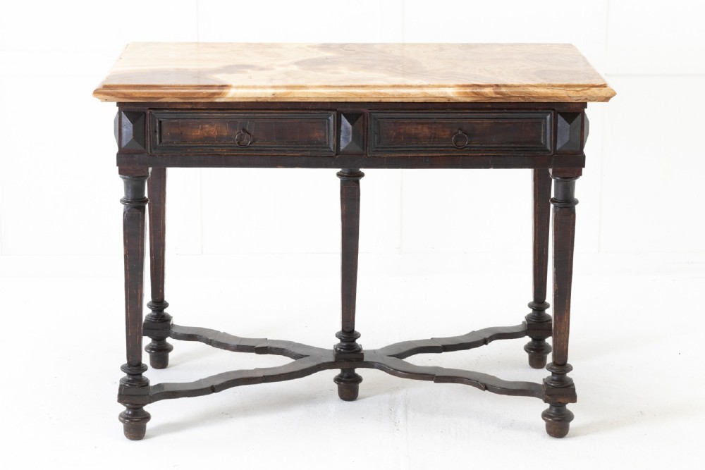 17th Century Italian Walnut Side Table View II