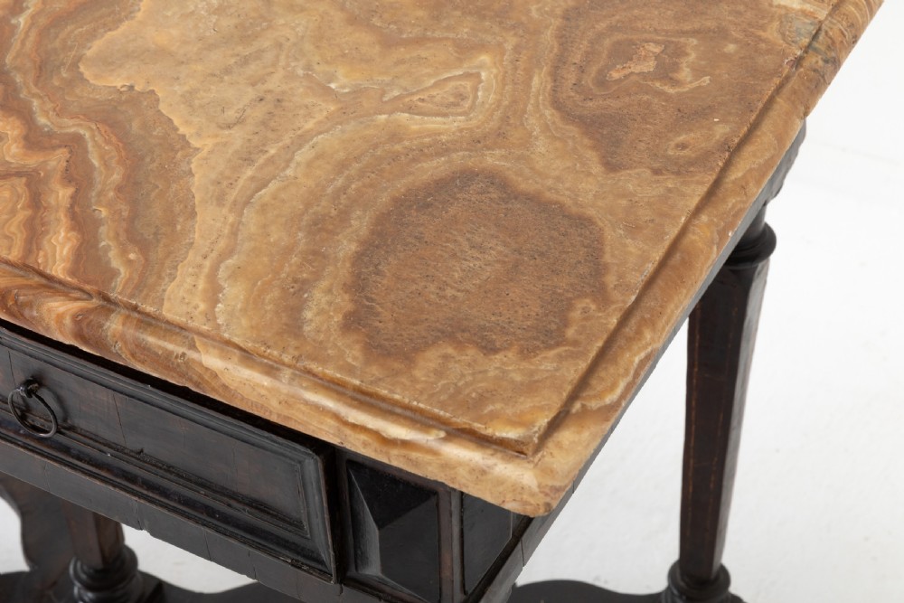 17th Century Italian Walnut Side Table View V