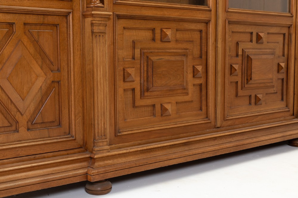 Large 19th Century Oak Bookcase View II