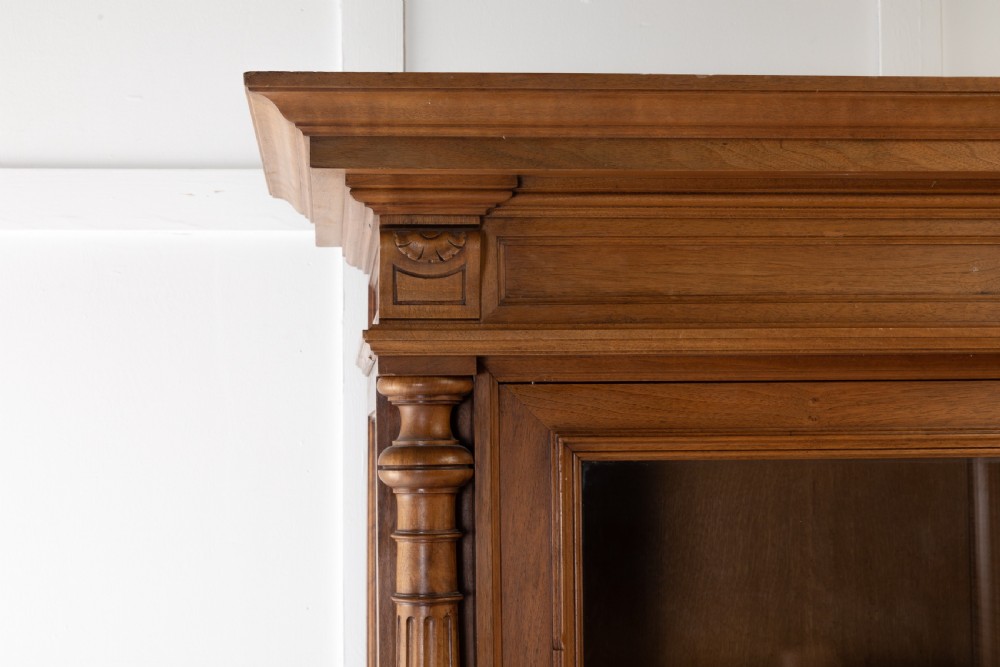 Large 19th Century Oak Bookcase View V