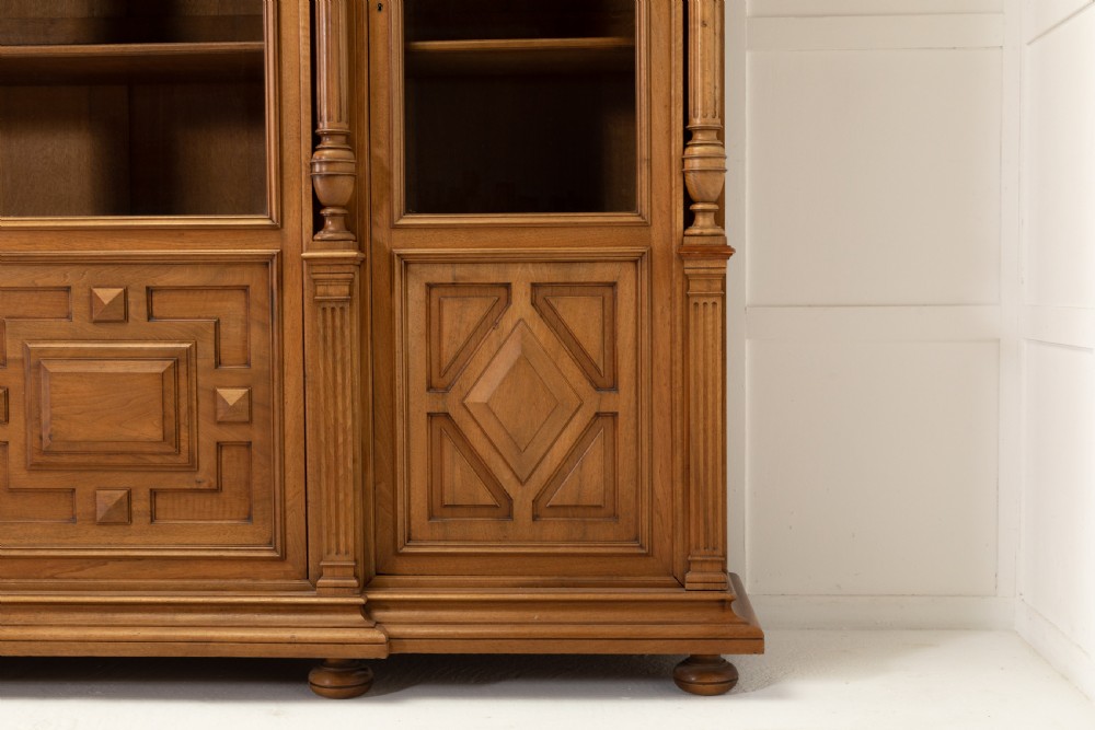 Large 19th Century Oak Bookcase View VIII