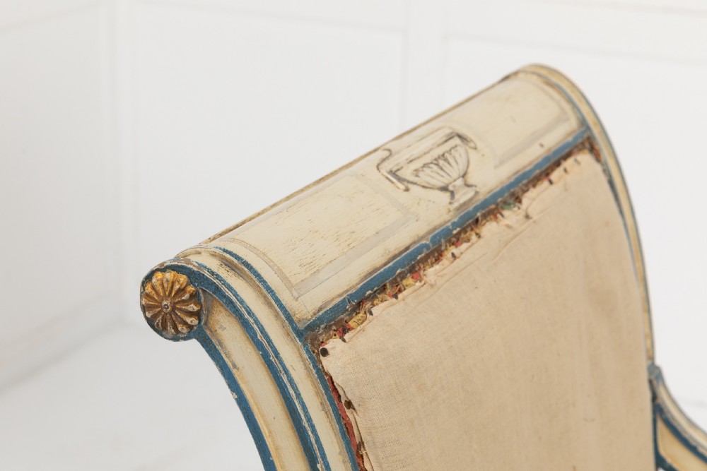 Pair of Small French Painted Chairs View VII