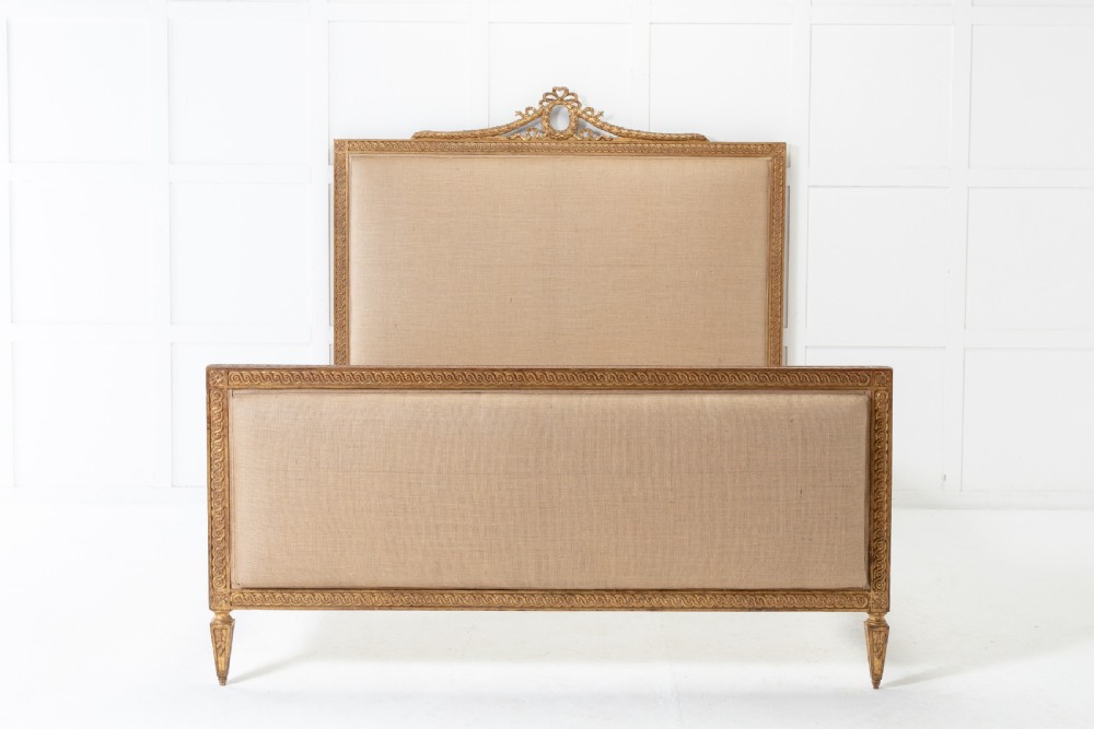 19th Century French Gilt Bedstead View VII