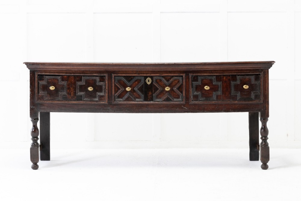 17th Century Oak Dresser Base