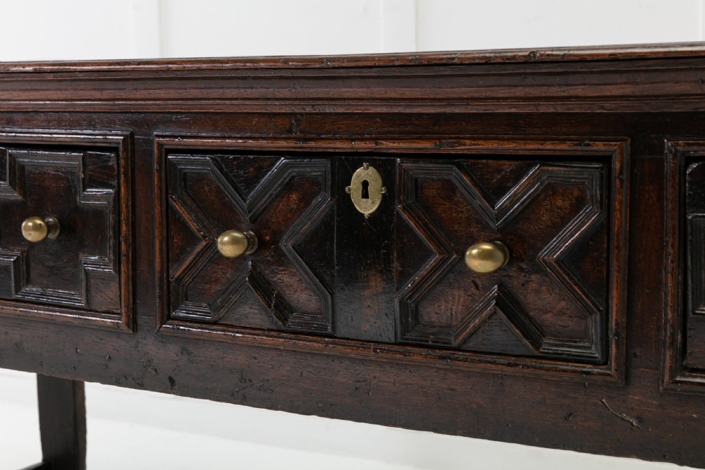 17th Century Oak Dresser Base View II