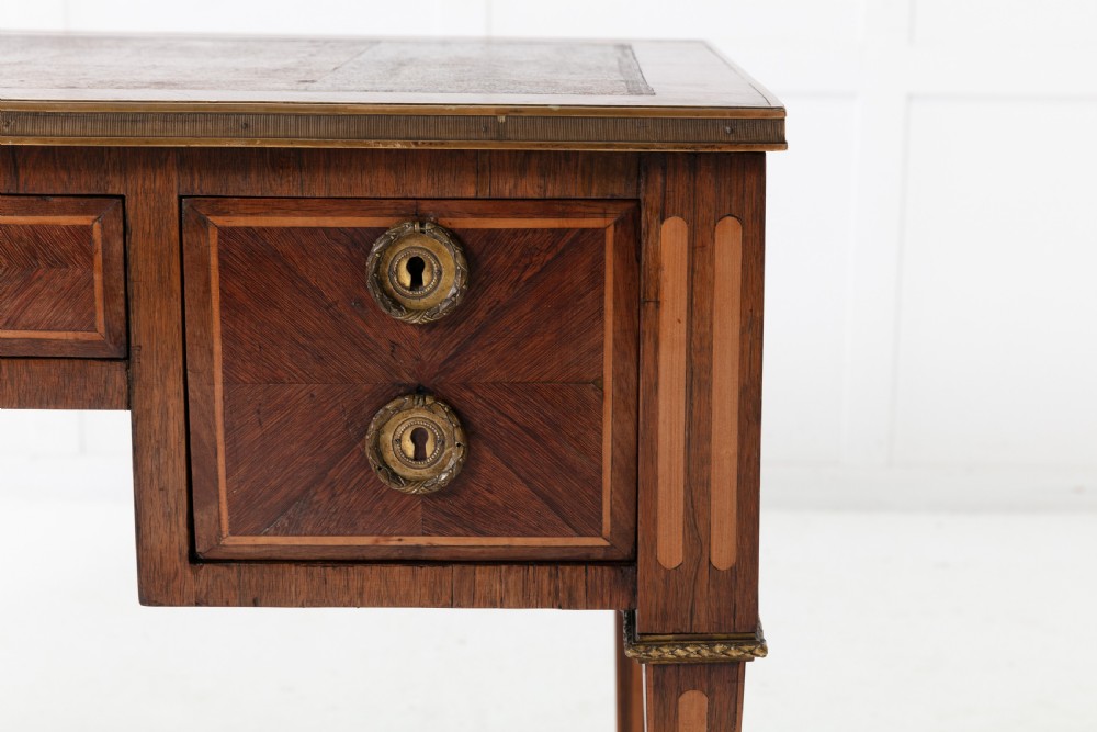 18th Century French Kingwood Bureau Plat View IX