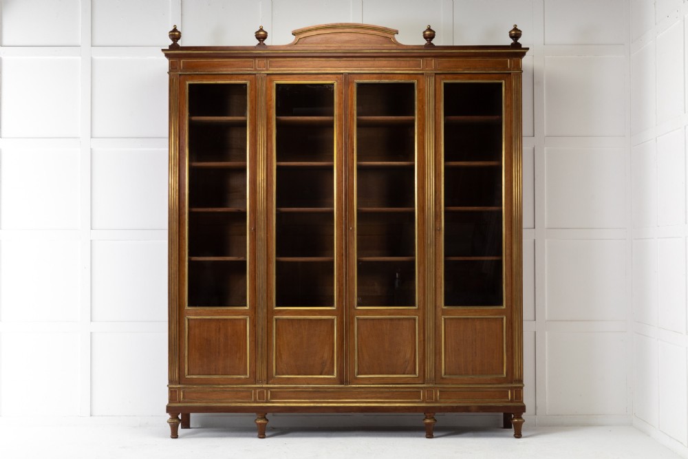 19th Century French Mahogany Bookcase