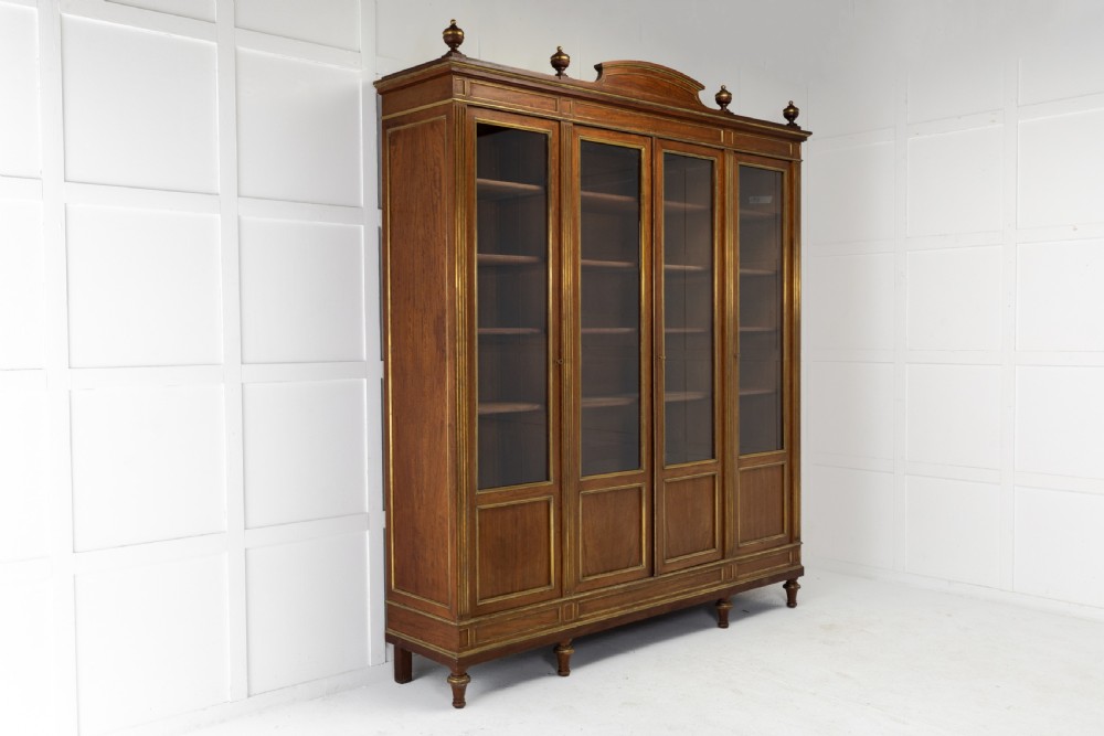 19th Century French Mahogany Bookcase View II