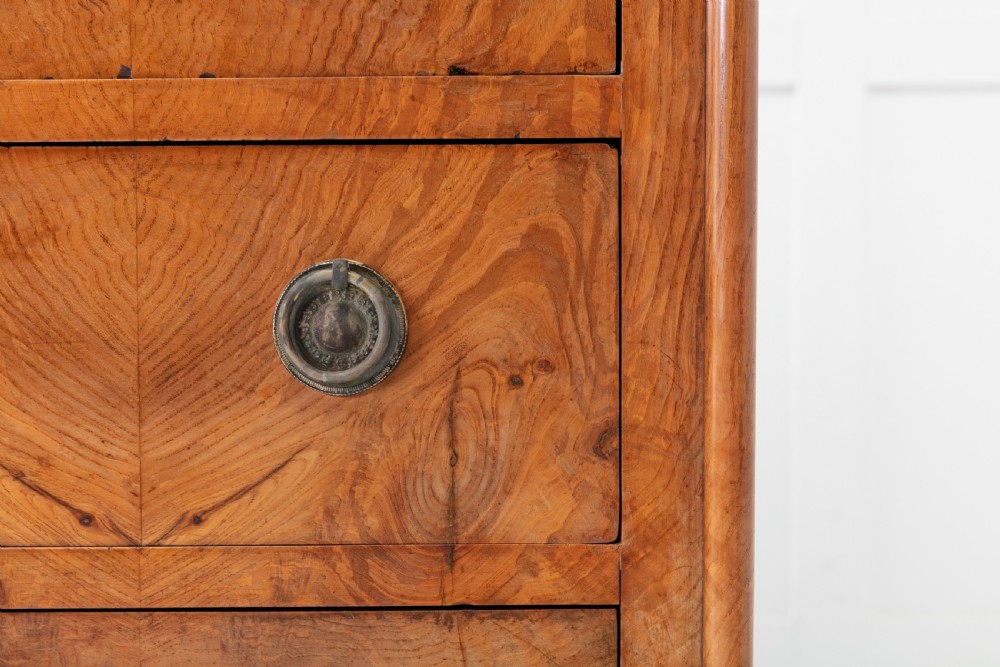 19th Century French Ash Semainier with Secre´taire Drawer View IV