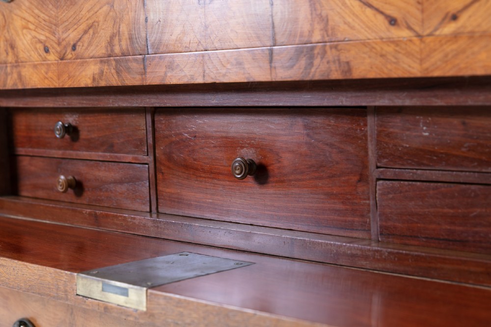 19th Century French Ash Semainier with Secre´taire Drawer View VIII