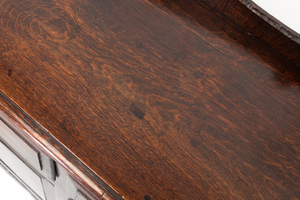 18th Century English George III Oak Dresser Base View V