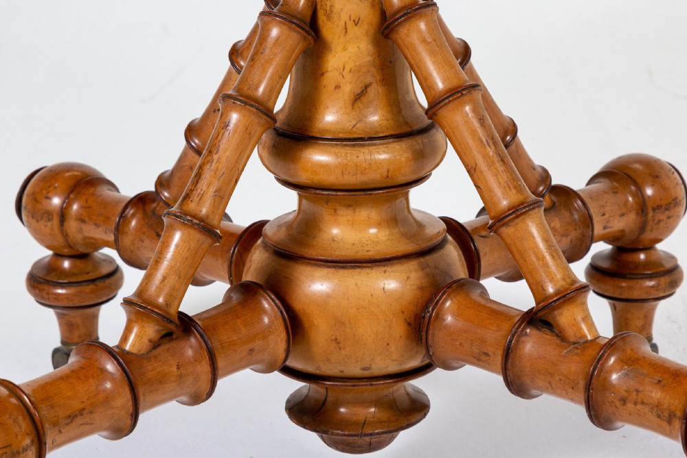 19th Century French Cherrywood and Pine Octagonal Centre Table View V