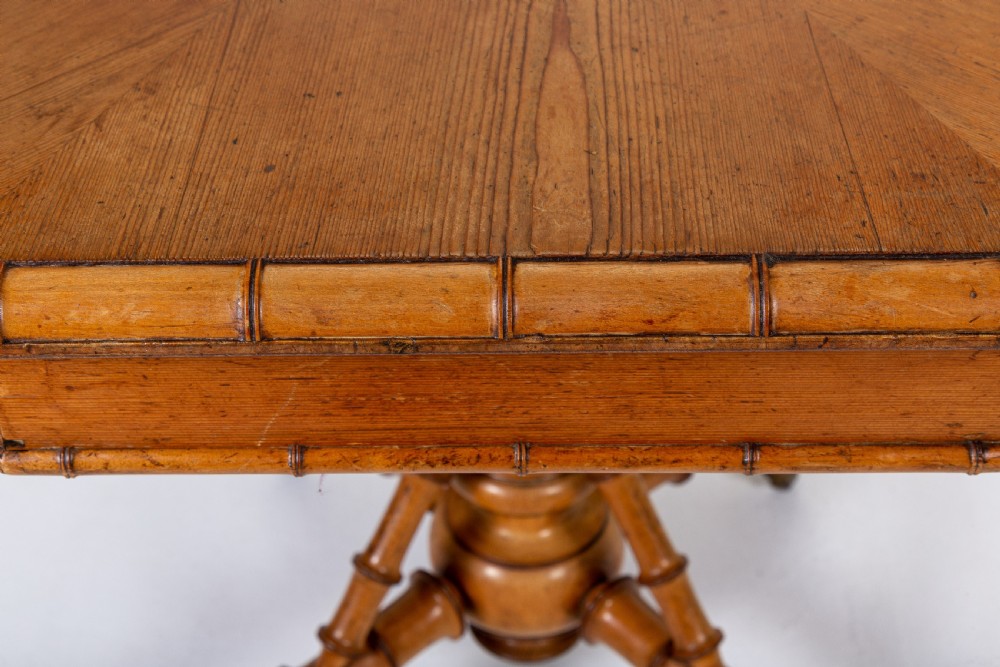 19th Century French Cherrywood and Pine Octagonal Centre Table View VII