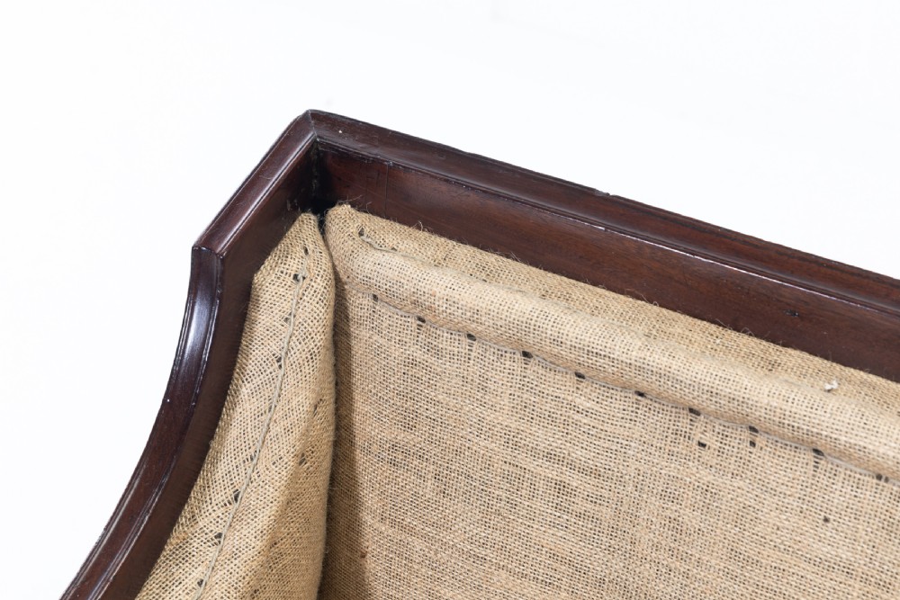 19th Century English Regency Mahogany Sofa View VII