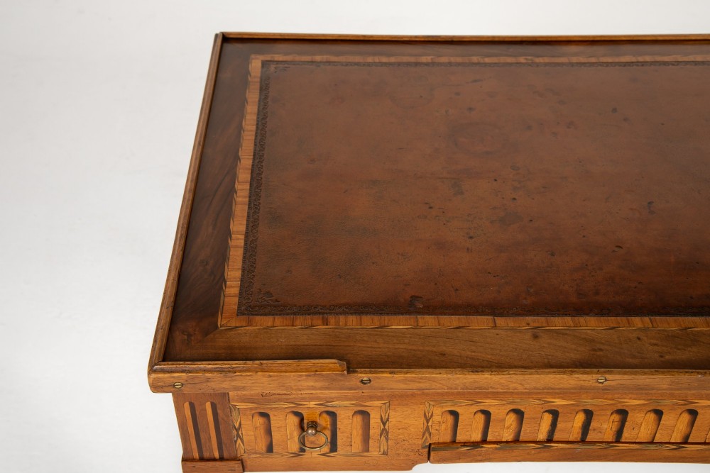 18th Century French Walnut Games Table View V