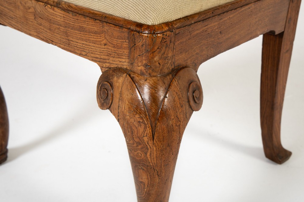 Pair of 18th Century Ash Side Chairs View III