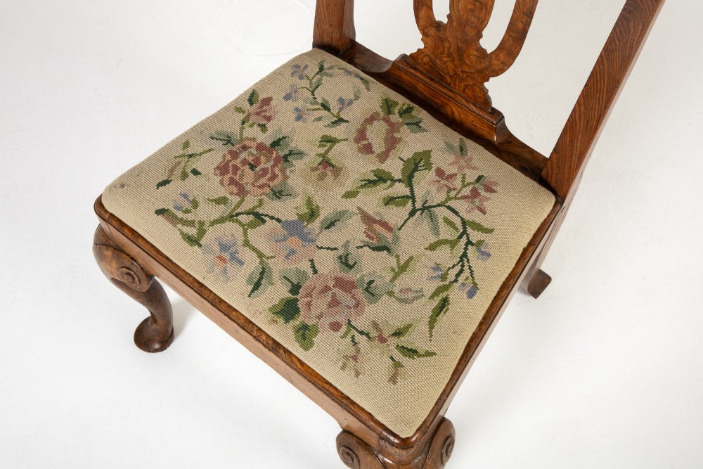 Pair of 18th Century Ash Side Chairs View V