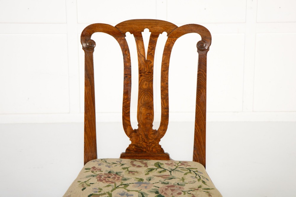 Pair of 18th Century Ash Side Chairs View VI