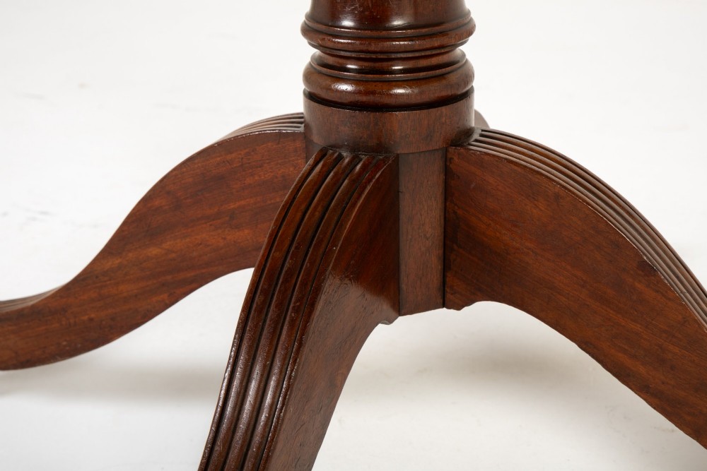 19th Century English Regency Mahogany Drum Table View XI