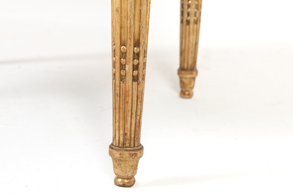 Set of Four 19th Century French Giltwood Armchairs View IX