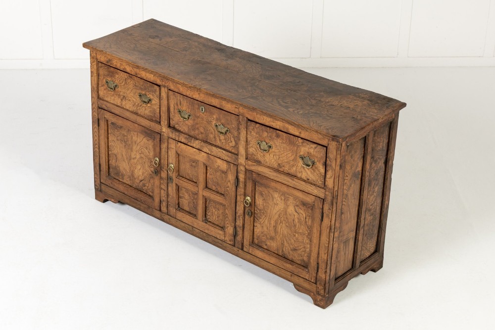 18th Century English Ash Dresser Base View X