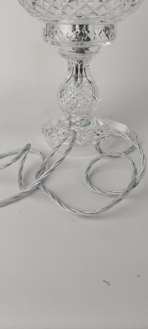 Waterford Alana Pattern Crystal Table Lamp View IX