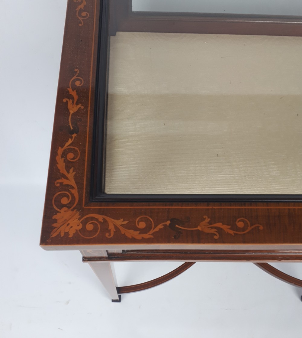 A Mahogany Bijouterie Antique Display Table  View III