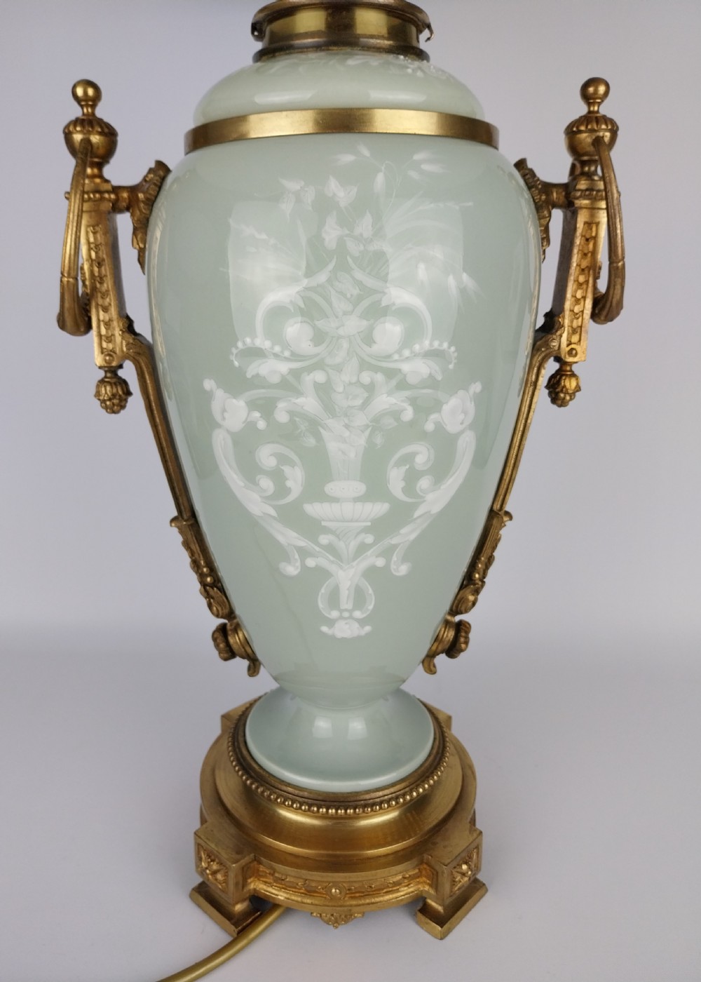 A Pate Sir Pate porcelain Table Lamp  View VI