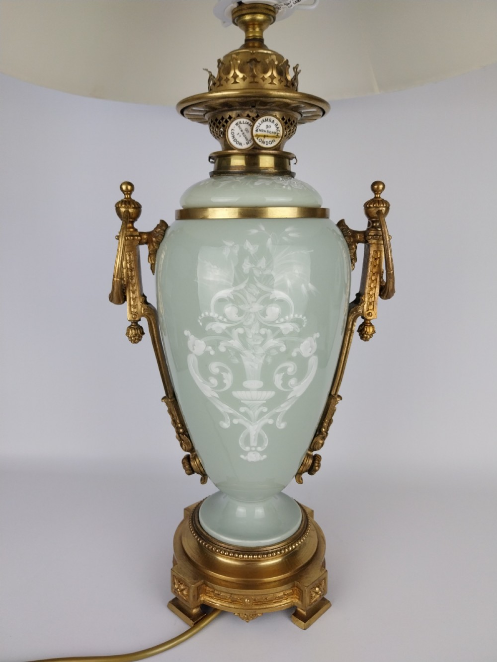 A Pate Sir Pate porcelain Table Lamp  View XI