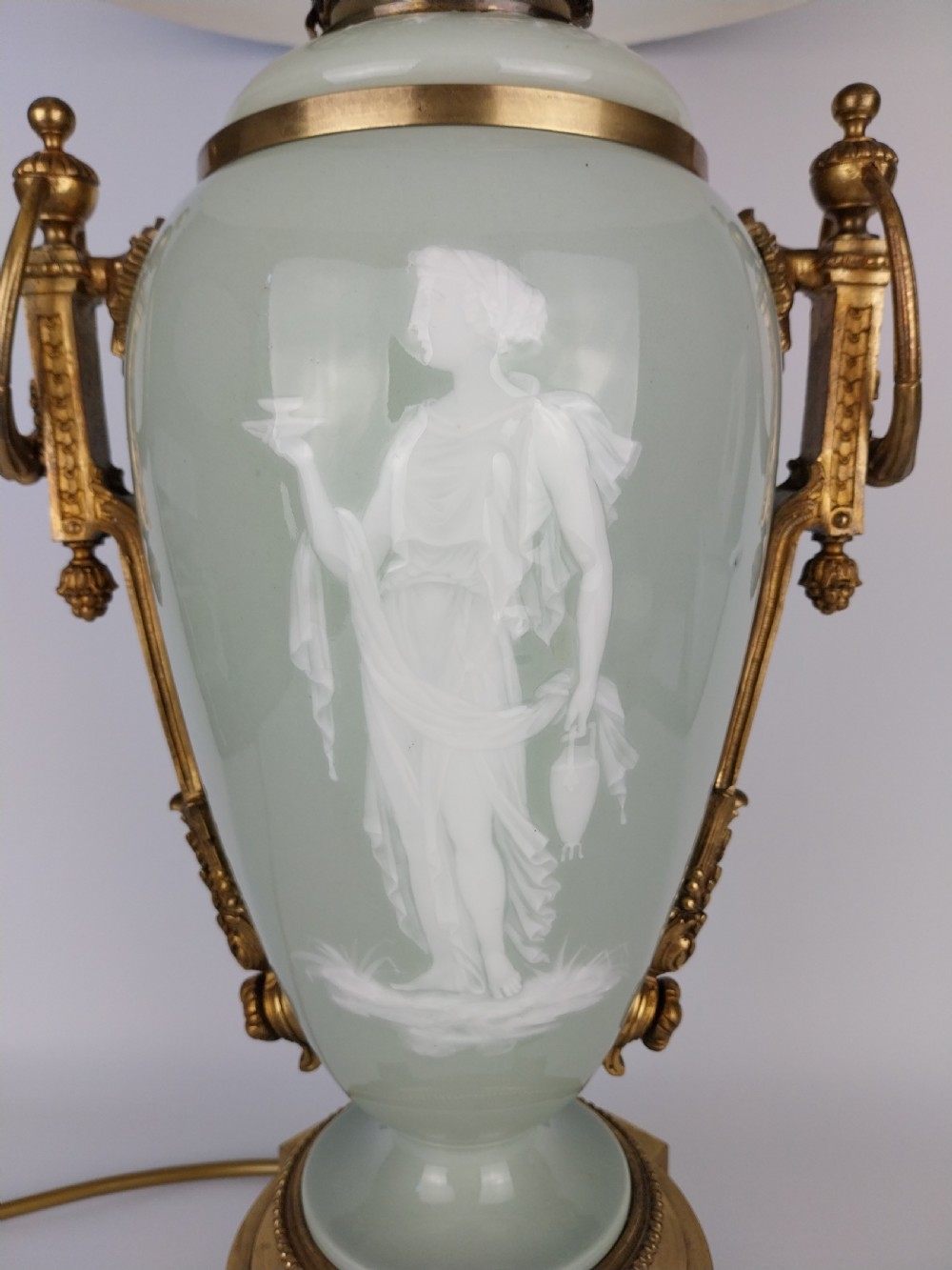 A Pate Sir Pate porcelain Table Lamp  View XIII