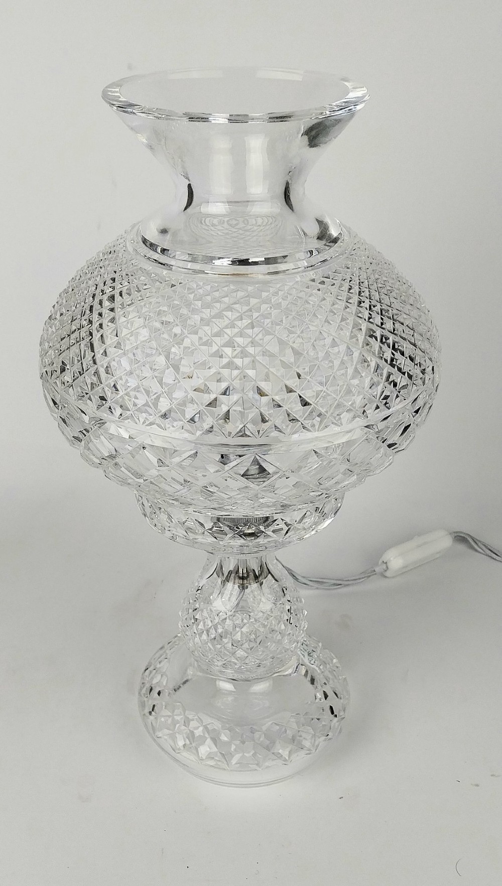 Waterford Alana Pattern Crystal Table Lamp View II